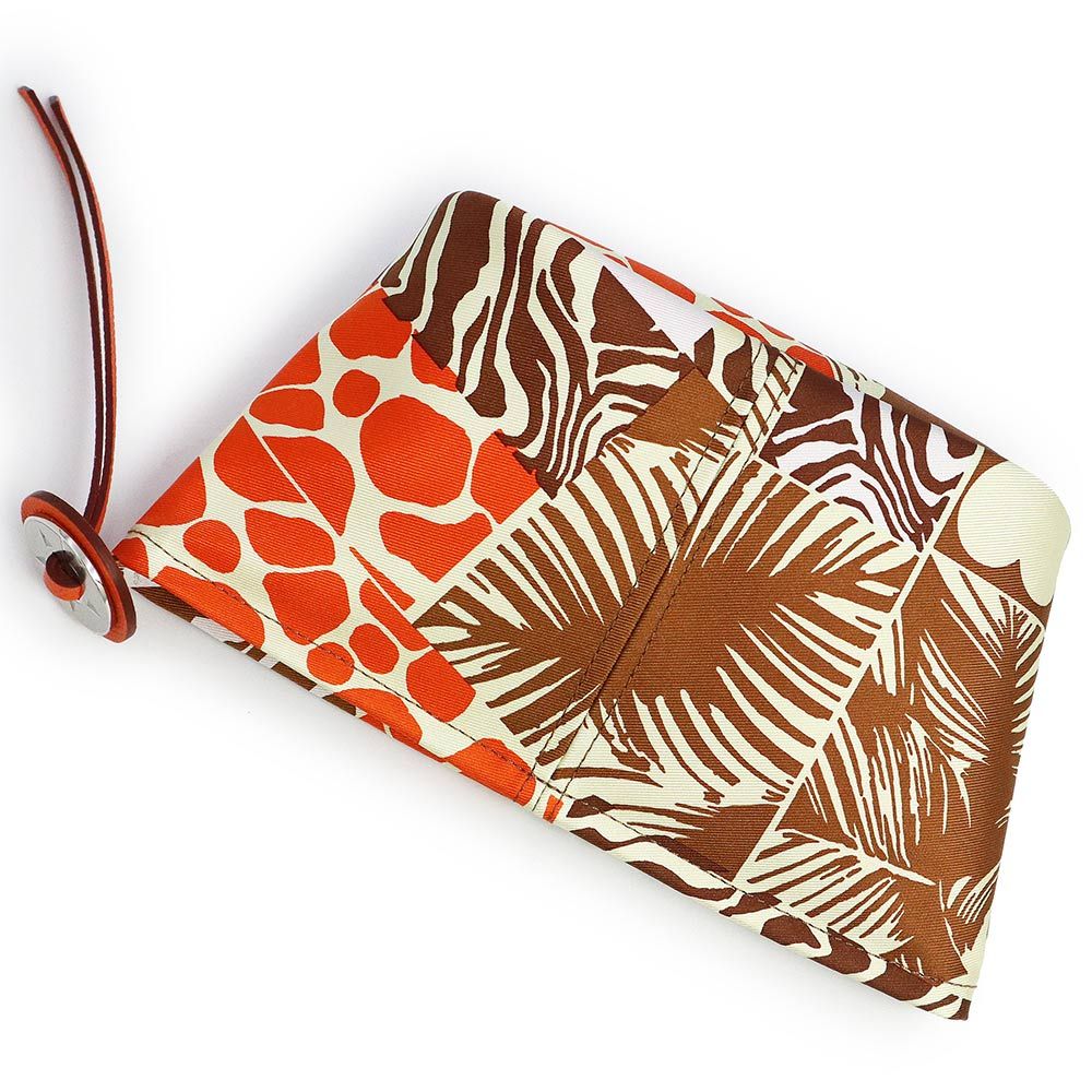 エルメス シルキーポーチ 20 Wild ワイルド 化粧ポーチ ヴォーエプソン  