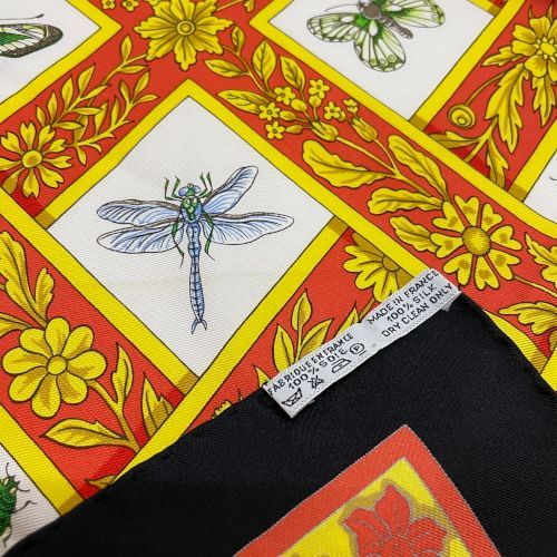 エルメス HERMES スカーフ カレ90 シルク joyaux de lete 夏の宝石 蝶  