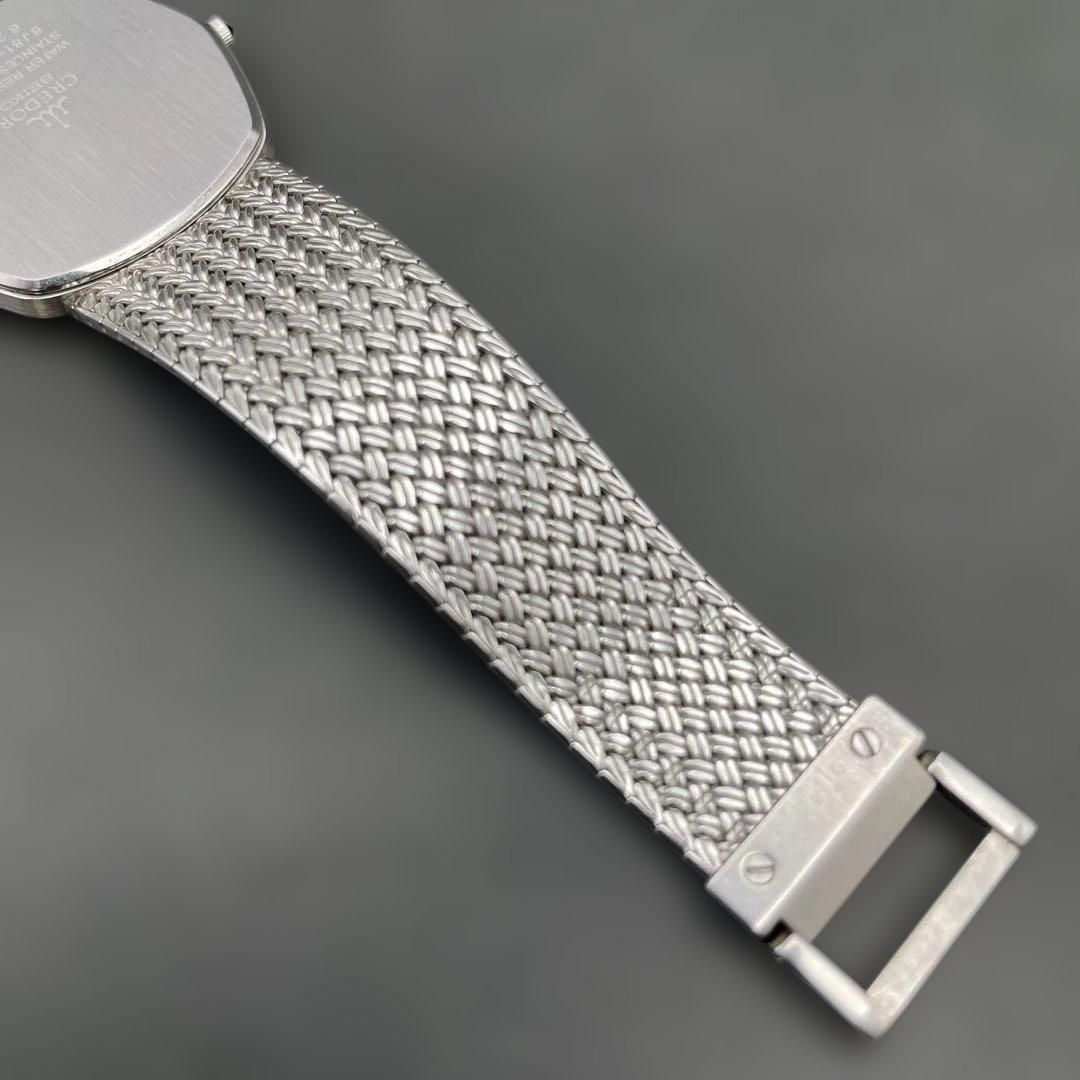 【美品】 SEIKO　CREDOR 8J81-5030 シルバー クレドール 美品】SEIKO CREDOR セイコー クレドール 【8J81-5030】文字盤