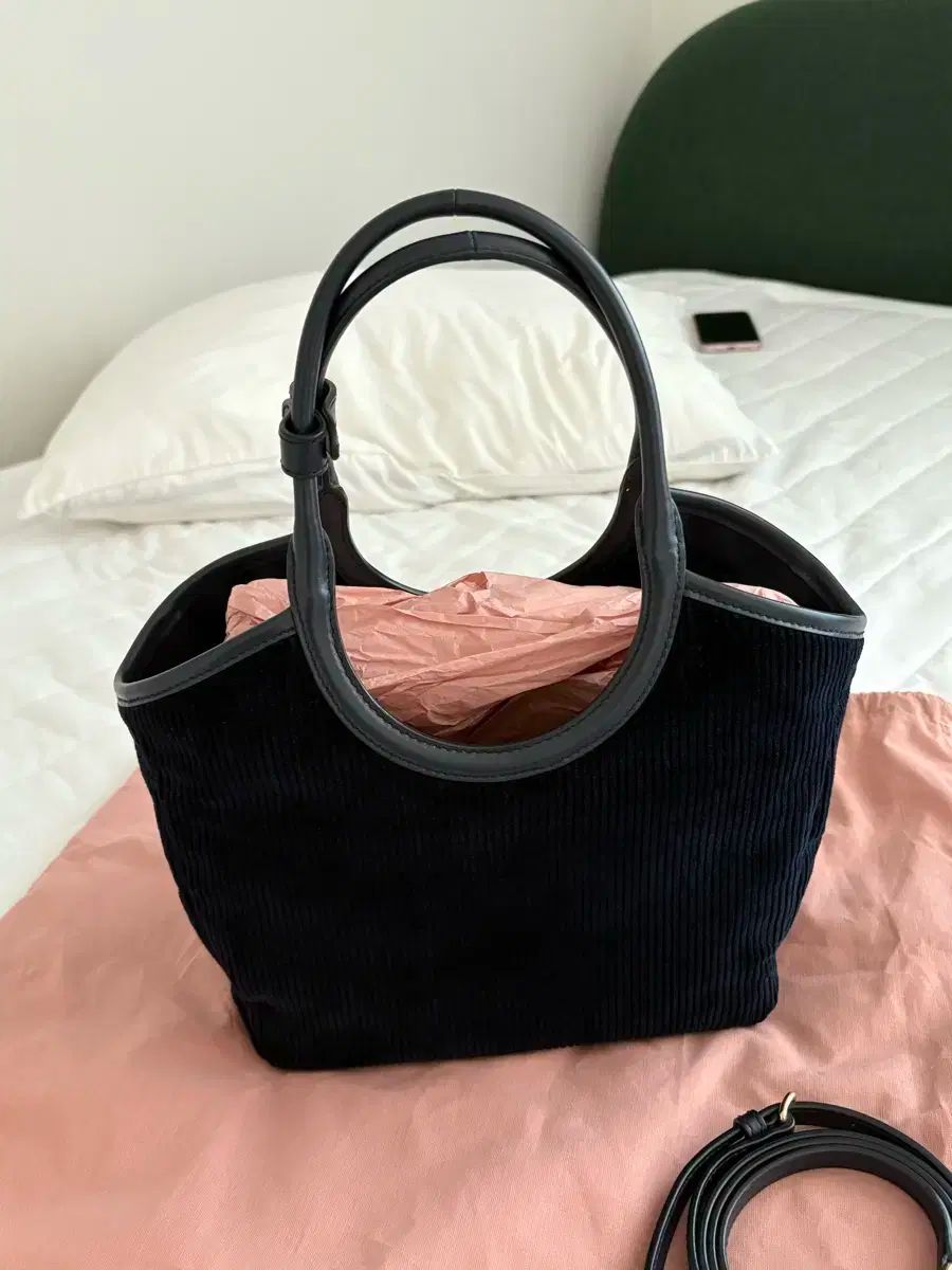 MIU MIU ミュウミュウ ツタ コーデュロイ ハンドバッグ