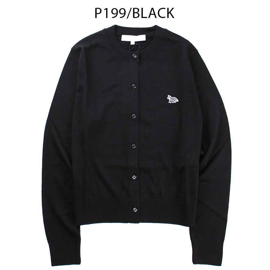 商品 Maison Kitsune メゾンキツネ ベイビー フォックス パッチ レギュラー カーディガン 長袖 長袖 カーディガン ボレロ アンサンブル