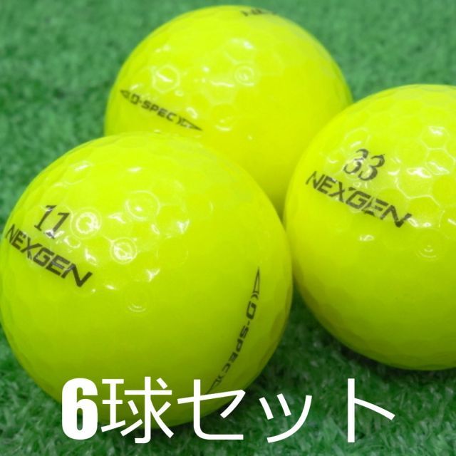 NEXGEN D-SPEC プレミアムパールイエロー ゴルフボール NEXGEN ゴルフ ボール D SPEC ディースペック 1ダース 12球入り