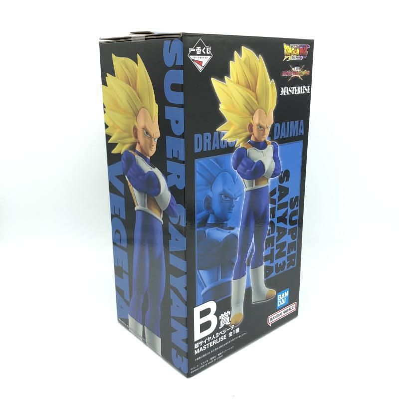 中古】未開封)バンダイ 一番くじ B賞 超サイヤ人3ベジータ MASTERLISE