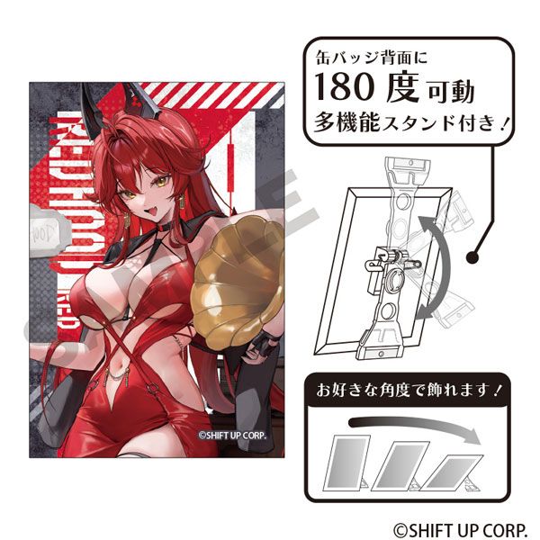 勝利の女神：NIKKE アート缶バッジ レッドフード NIKKE ニケ
