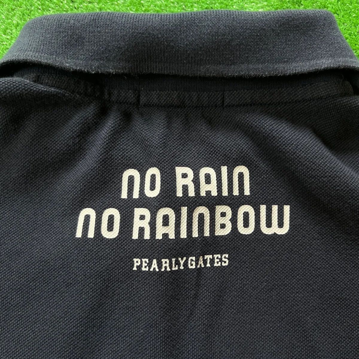 PEARLY GATES パーリーゲイツ 半袖 ロゴ刺繍 プリント コットン