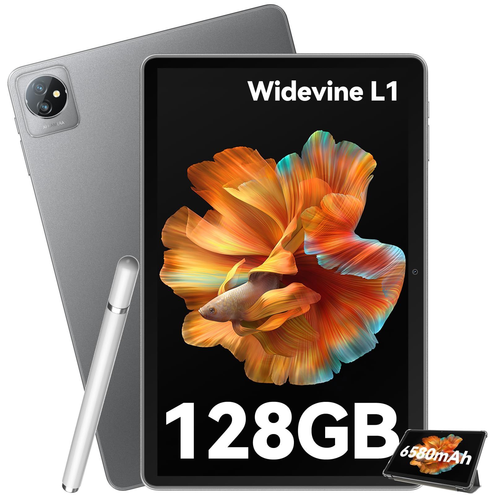 【2024 NEW タブレット 10インチ】Blackview Tab8 WiFi 10.1インチ タブレット 7GB RAM+128GB ROM+ (2TB) 拡張 4コアCPU 6580mAh大容量バッテリー Wi-Fiモデル WiFi6+13
