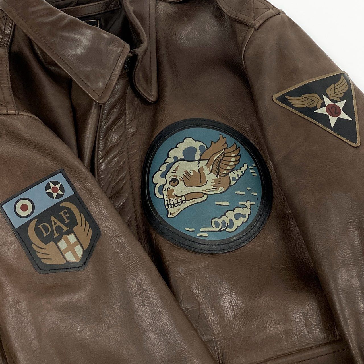 16j20 AVIREX アヴィレックス A-2 FLYING SKULL フライングスカル