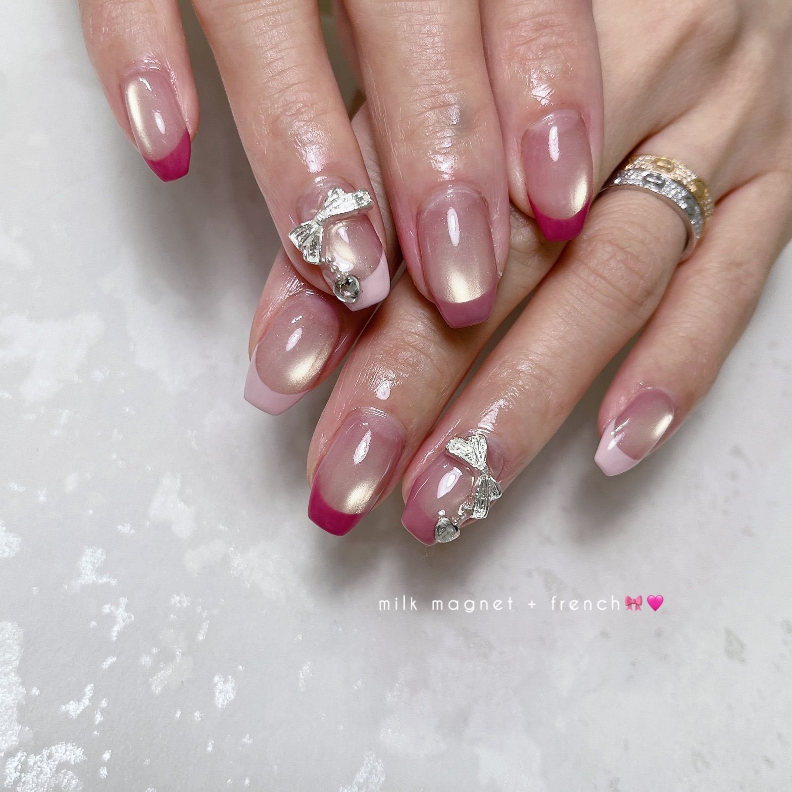 フレンチ【マグネットワンカラー/ギャリッター専用追加