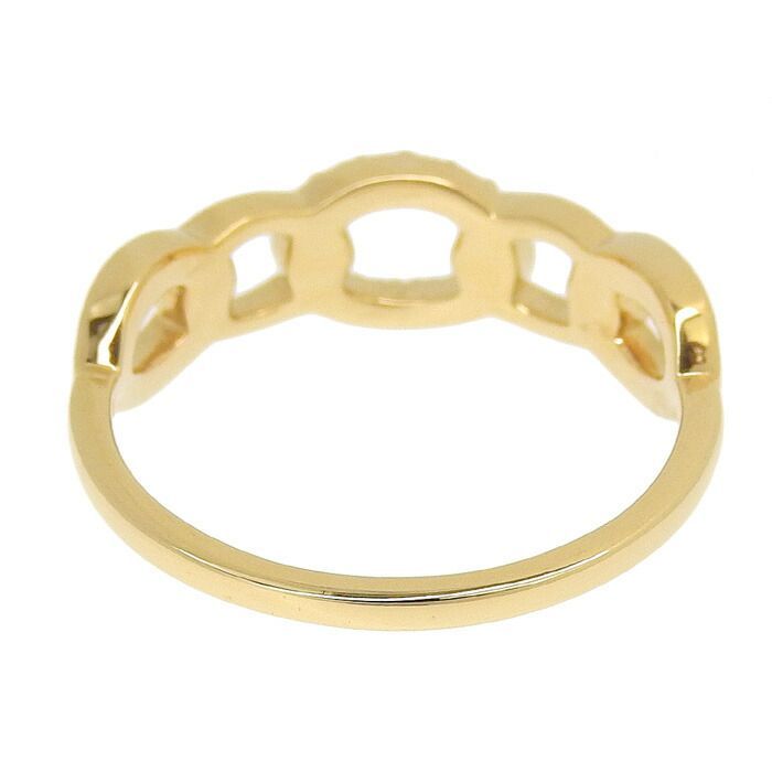 EAU DOUCE4℃ オデュースヨンドシー デザイン ダイヤ リング K18YG 750  