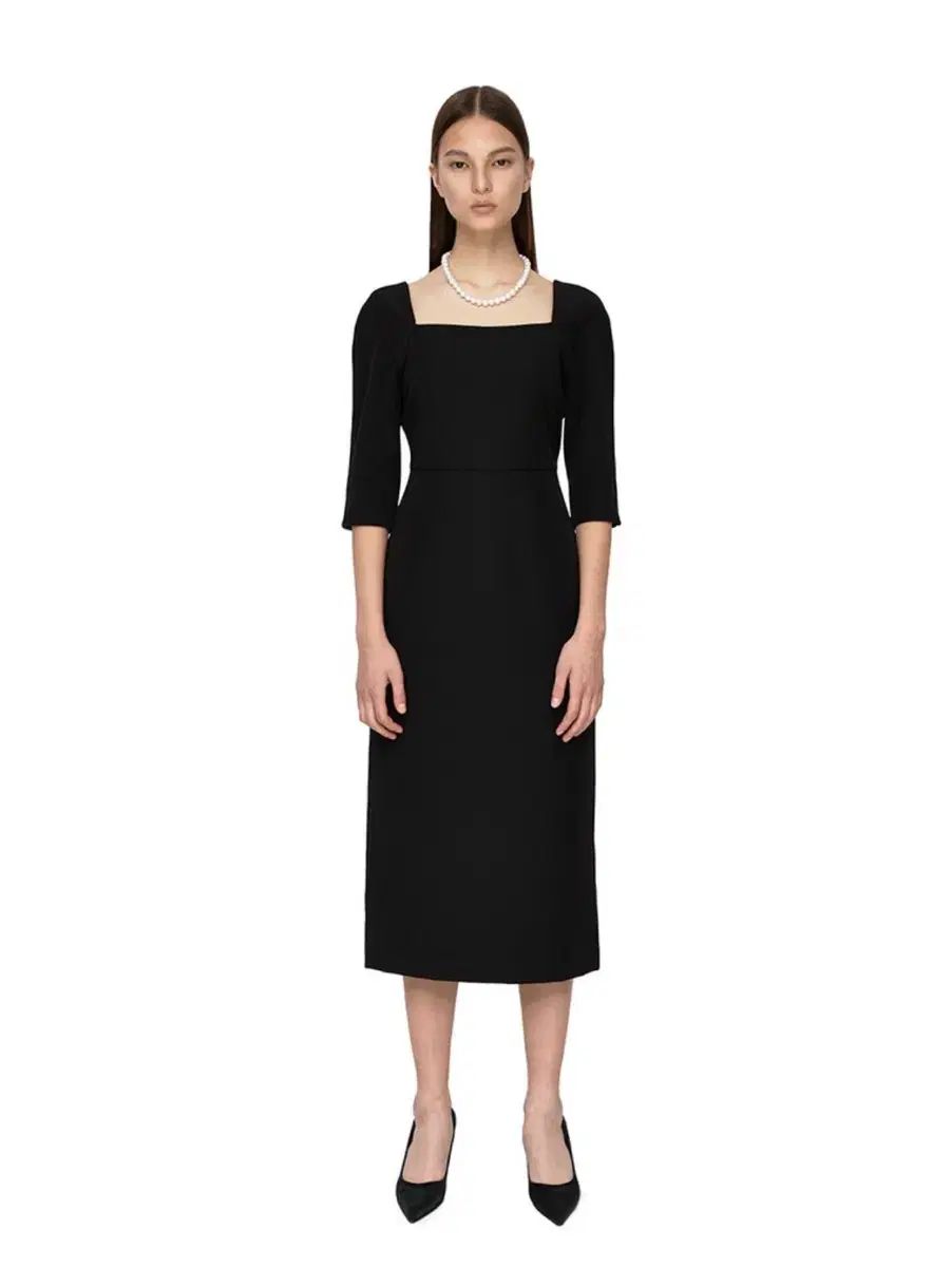 BURMULA スクエアネック ドレス S サイズ 25 9 のみ