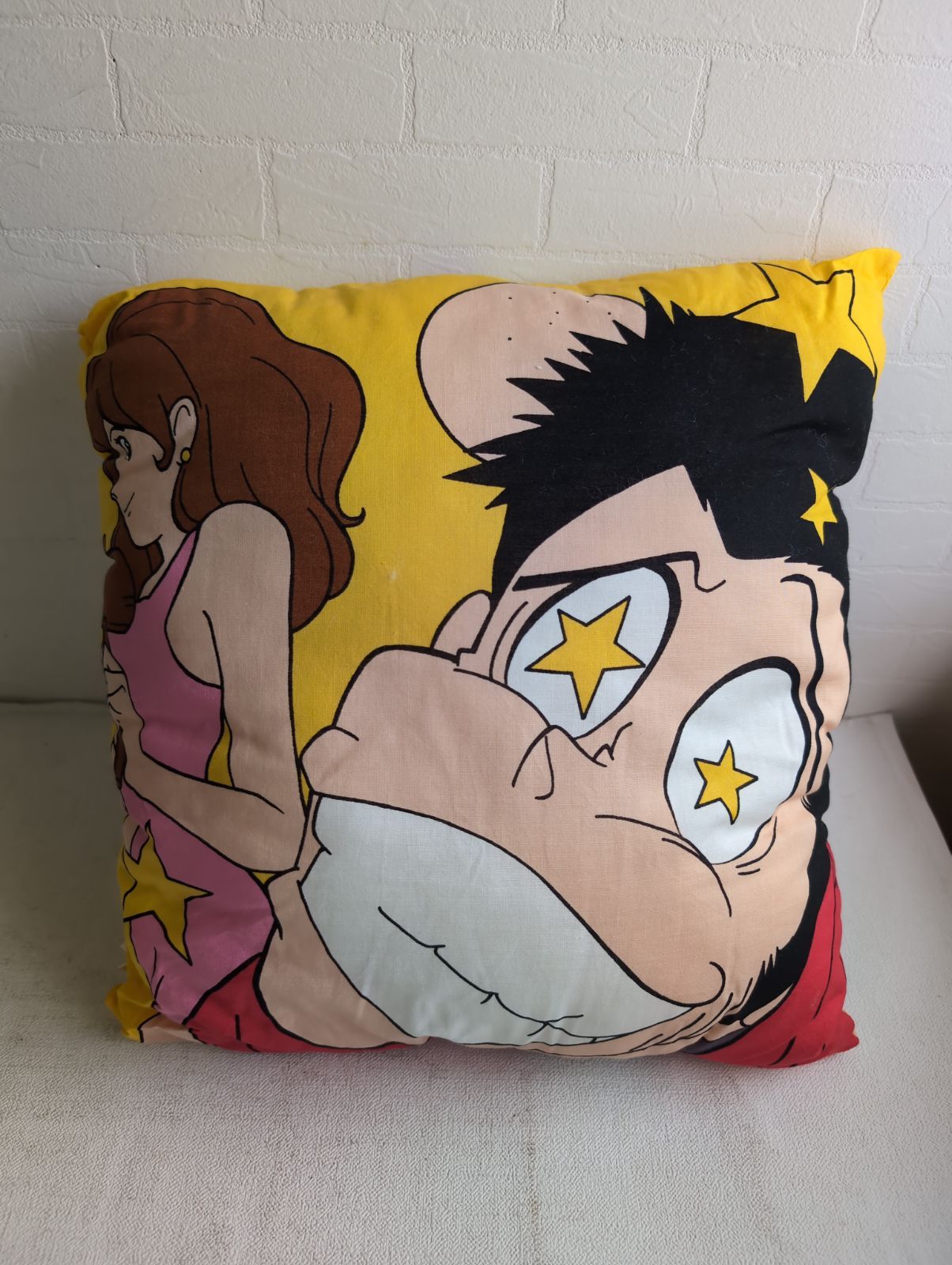 未使用 ルパン三世 クッション 2個セット 当時物 ESSO 峰不二子 次元