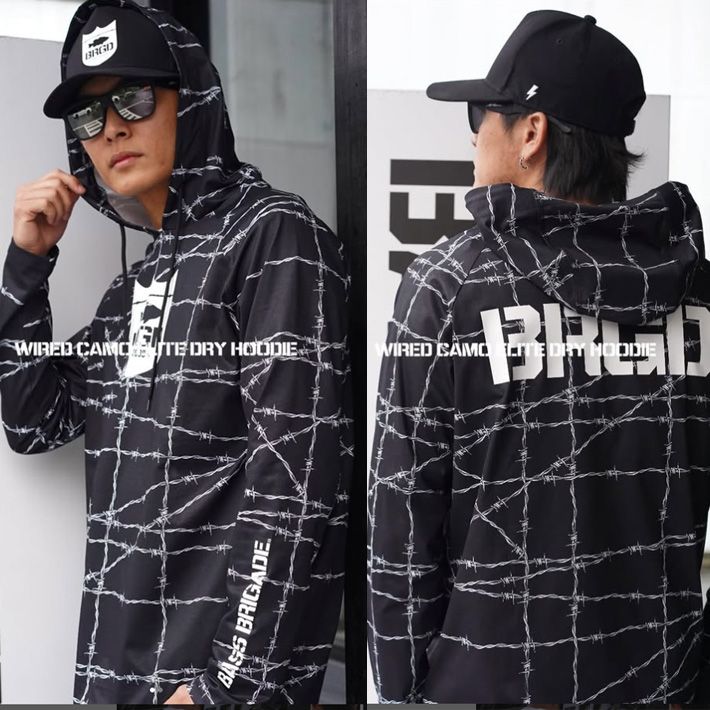 バスブリゲード ドライパーカー BASS BRIGADE WIRED CAMO ELITE DRY