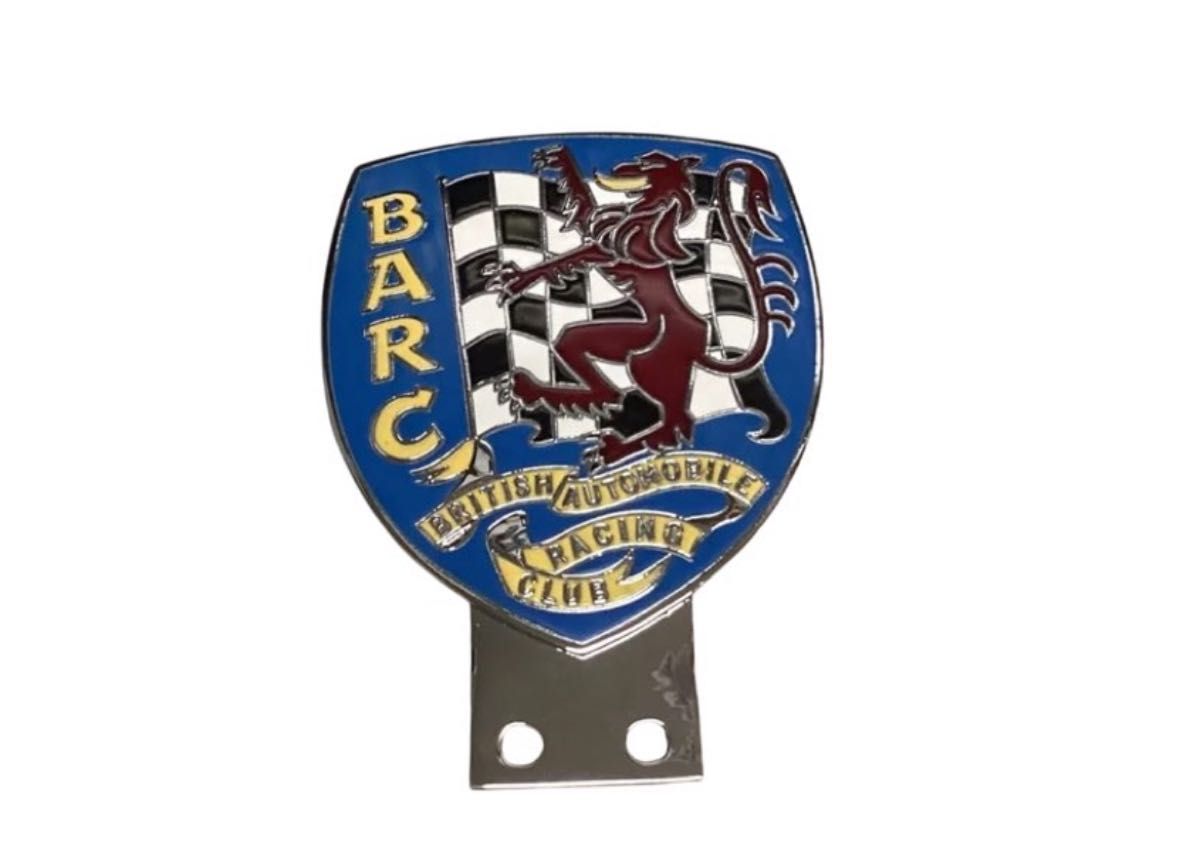 BARC ブリティッシュ オートモービル レーシング グリルバッジ カーバッジ 英国製