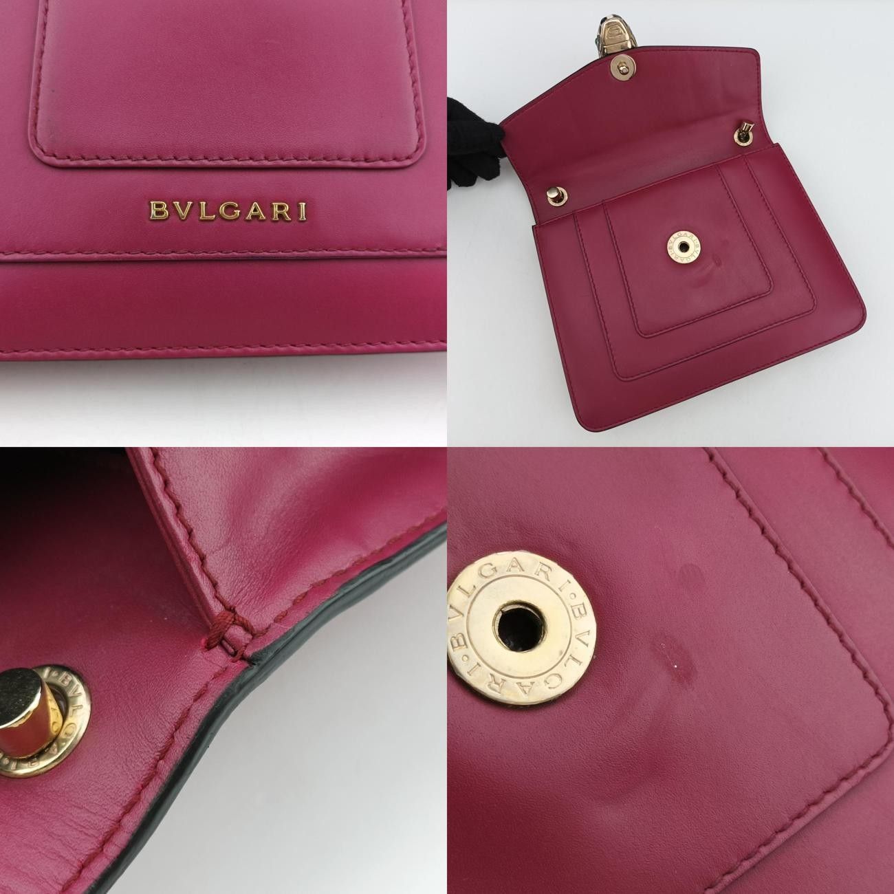 ブルガリBvlgariセルペンティ フォーエバーパープルレザーEK.E16.281226