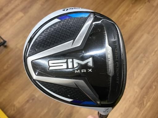 テーラーメイド SIM MAX 7W フェアウェイウッド FW TENSEI BLUE TM50 FW フレックスSR メンズ 男性用 右利き 右用 Dランク ゴルフクラブ