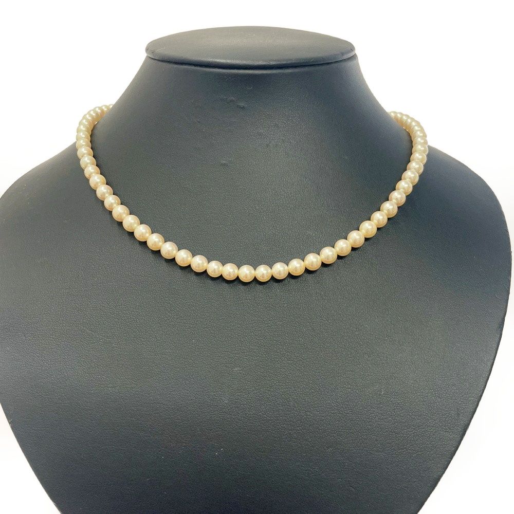 中古】【箱付き】 TASAKI タサキ パール ネックレス 20.7g □S