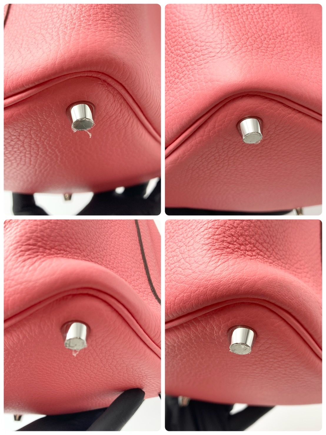 HERMES エルメス ピコタンロックPM ローズアザレ シルバー金具 A刻印 HERMES エルメス ピコタン ロック PM シルバー金具 ローズアザレ