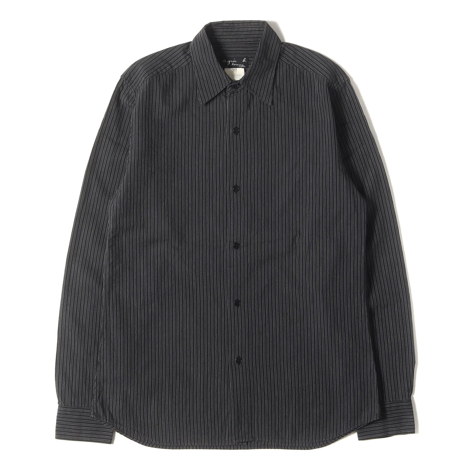 【500円引きクーポン】 agnes b. アニエスベー シャツ サイズ:38 / 90s ピンストライプ トップス