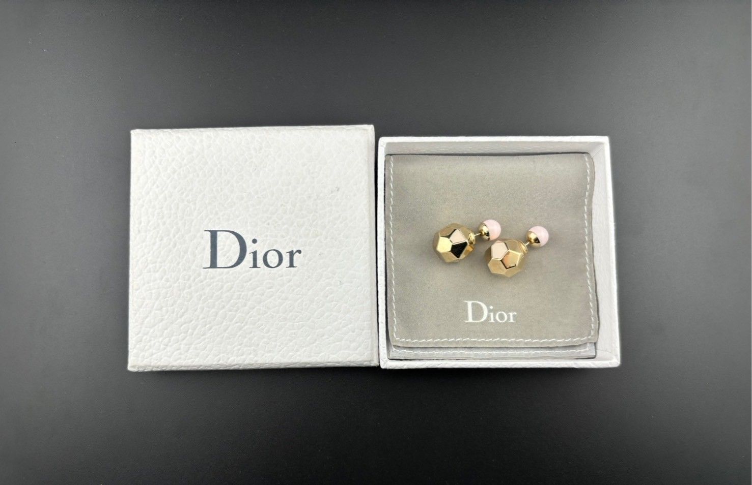 【中古品】Christian Dior クリスチャン ディオールピアストライバルボールピンク高級お洒落