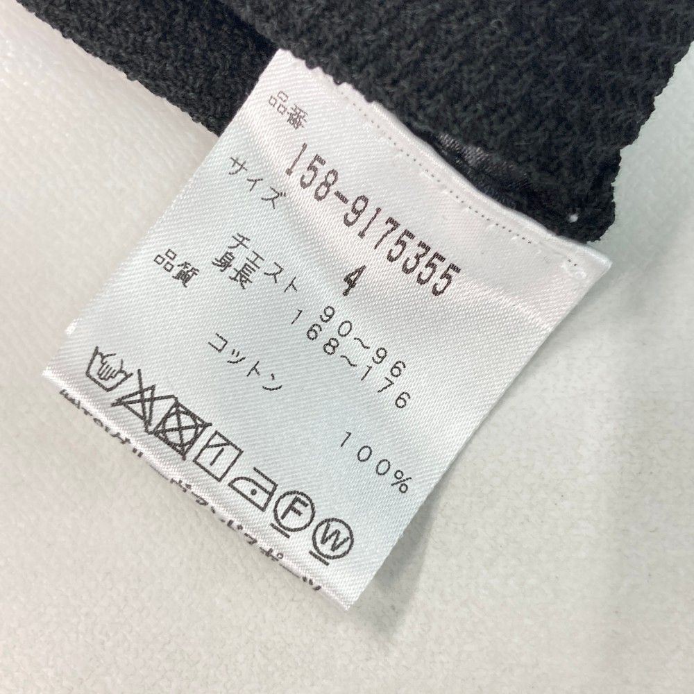 サイズ：4 MASTER BUNNY EDITION マスターバニーエディション roberto collina 半袖ポロシャツ スキッパー  ブラック系 [240101424371] ゴルフウェア メンズ ストスト サイズ：4 MASTER BUNNY EDITION マスターバニーエディション