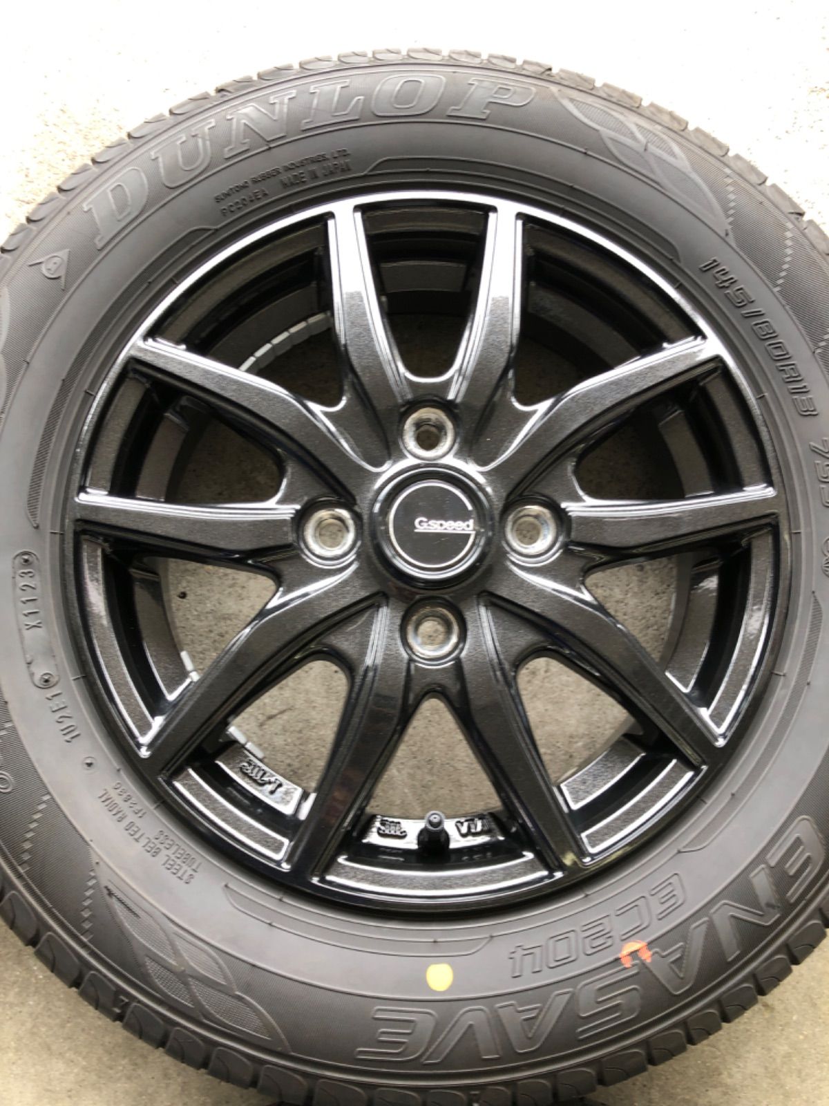 145/80R13 サマータイヤ 夏タイヤ 軽自動車 アルミホイールset - メルカリ