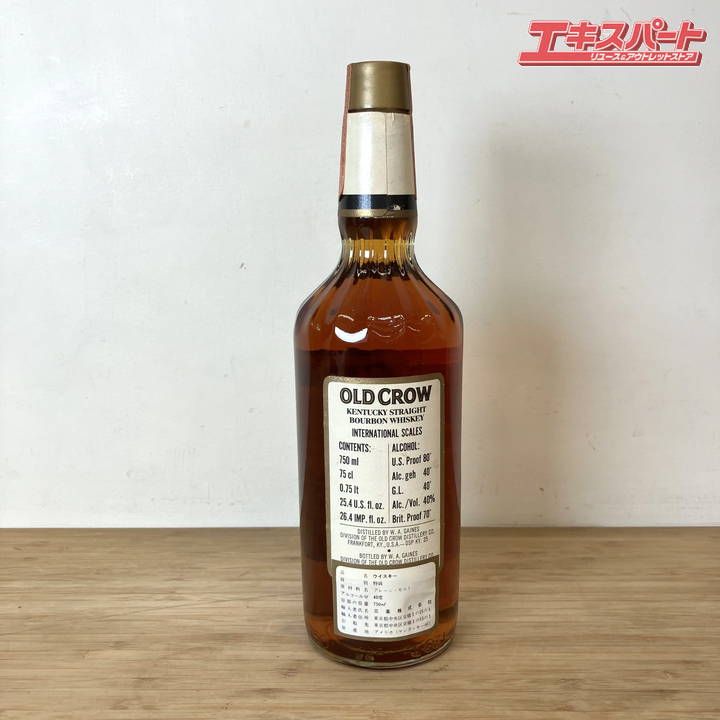 未開栓品】 750ml ウイスキー オールドクロウ OLD CROW バーボン