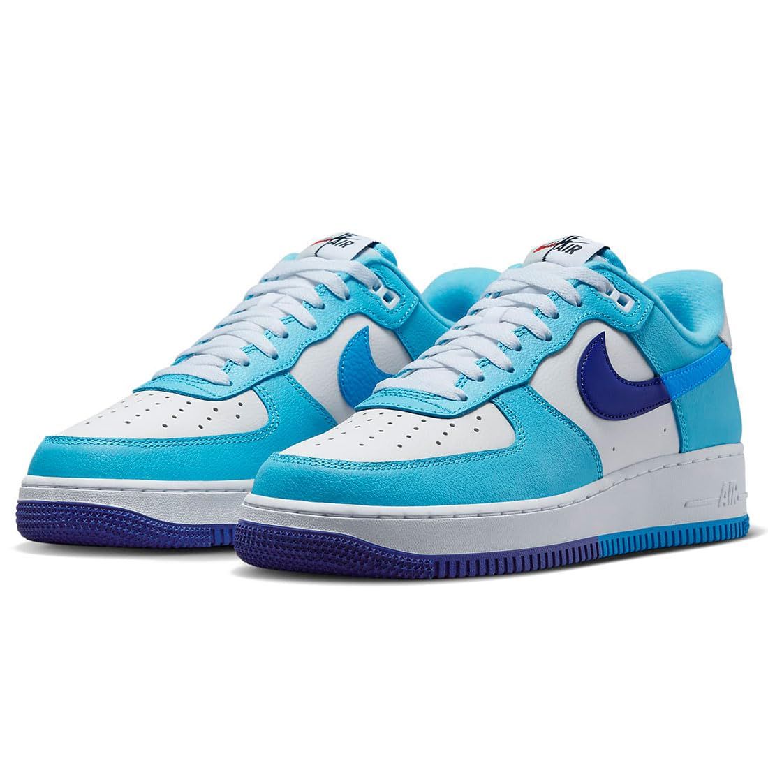 NIKE [ナイキ] エア フォース 1 ‘07 LV8 AIR FORCE 1 ‘07 LV8 ホワイト/ディープロイヤルブルー/バルチックブルー DZ2522-100 日本国内正規 [ホワイト/ディープロイヤルブルー/バルチックブルー] [27.0 cm]
