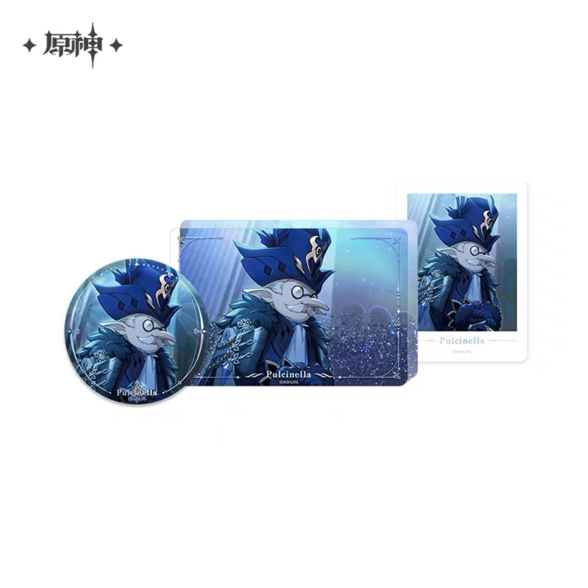 原神・公式 缶バッジ＆アクリルブロック＆フォトカード（冬夜愚