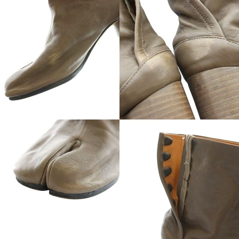 メゾンマルジェラ ベージュ ニーハイブーツ 37 Maison Margiela（旧Maison Martin Margiela） - 新品/35 メゾン