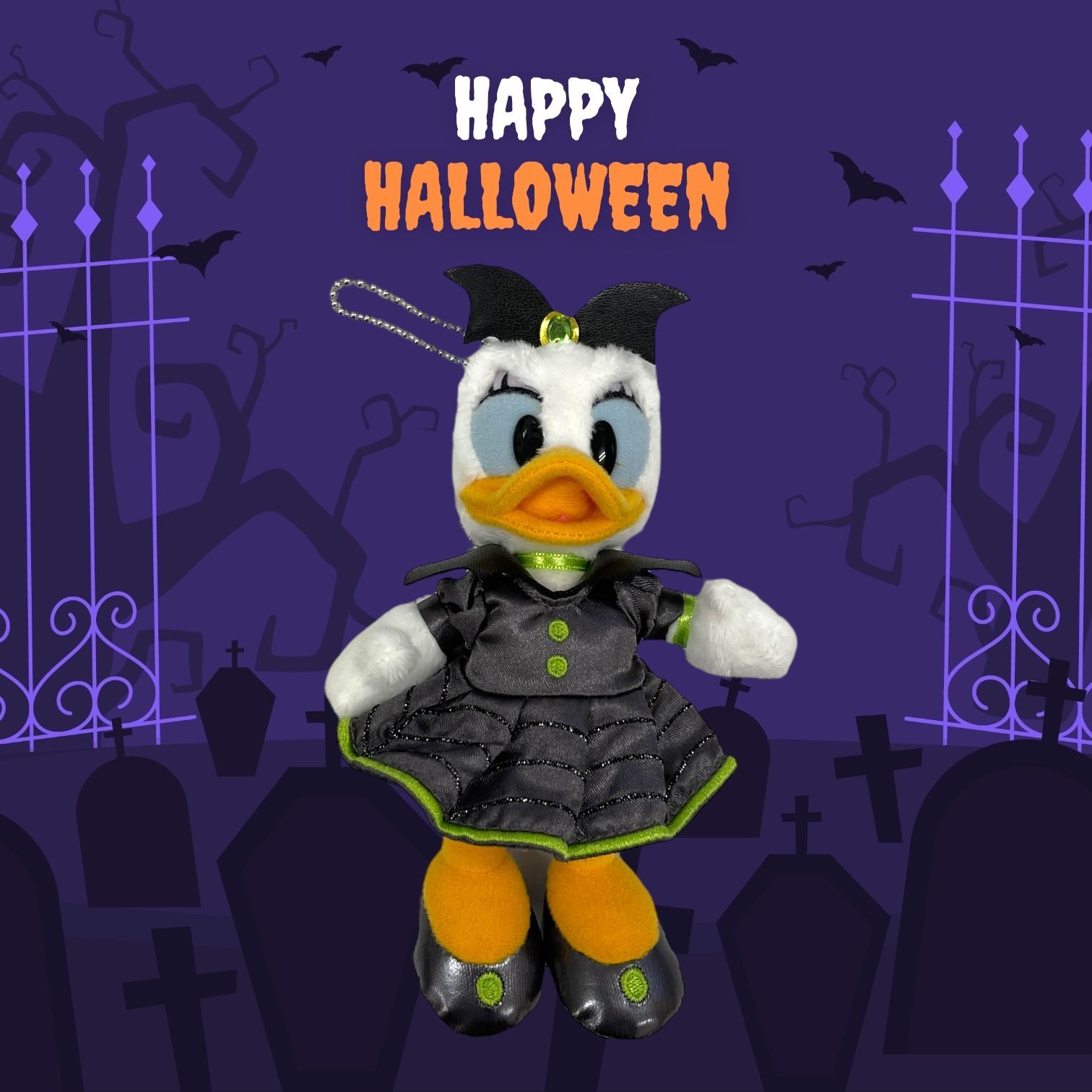 ディズニー ハロウィン 2025【デイジー】ぬいぐるみバッジ 東京 ディズニー ハロウィン 2025【デイジー】ぬいぐるみバッジ 東京
