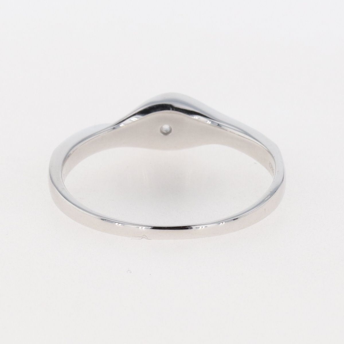 ダイヤモンド デザインリング K18 ホワイトゴールド 指輪 メレダイヤ 