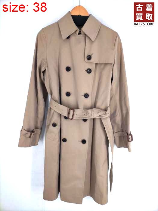 12/23まで　バーバリー　ロンドン　トレンチコート　Mサイズ　ベージュ バーバリーロンドン BURBERRY LONDON ライナー付きトレンチ