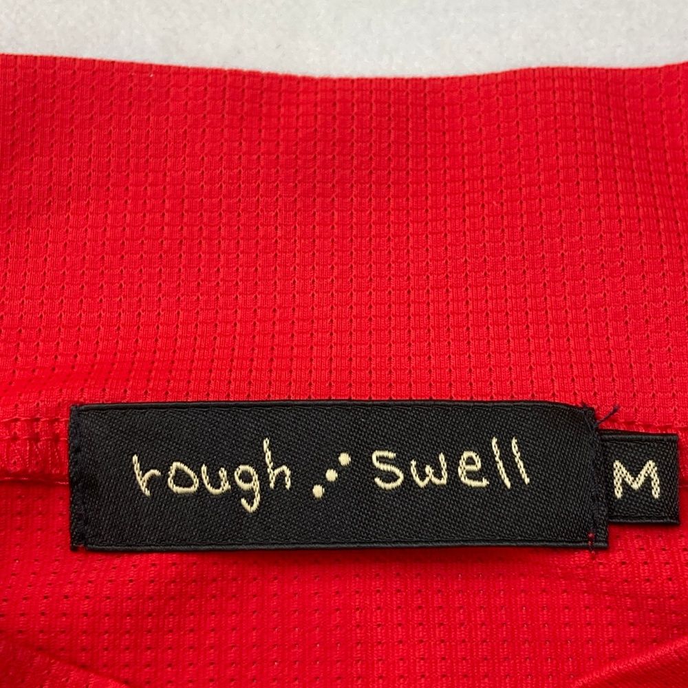 ラフアンドスウェル 長袖モックネックシャツ ハイネック レッド M