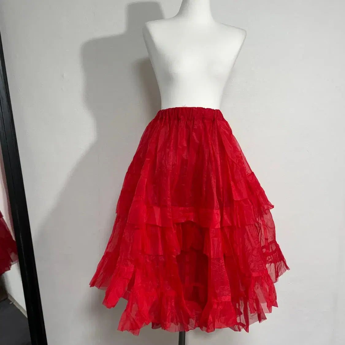 24aw COMME des GARCONS コム デ ギャルソン チュール フリル バルーン スカート xs