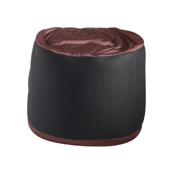 ビーズクッション オットマン 約50×40×35cm ブラウン 日本製 伸縮性 通気性抜群 2WAY ソファー ファーストクラス リビング【代引不可】