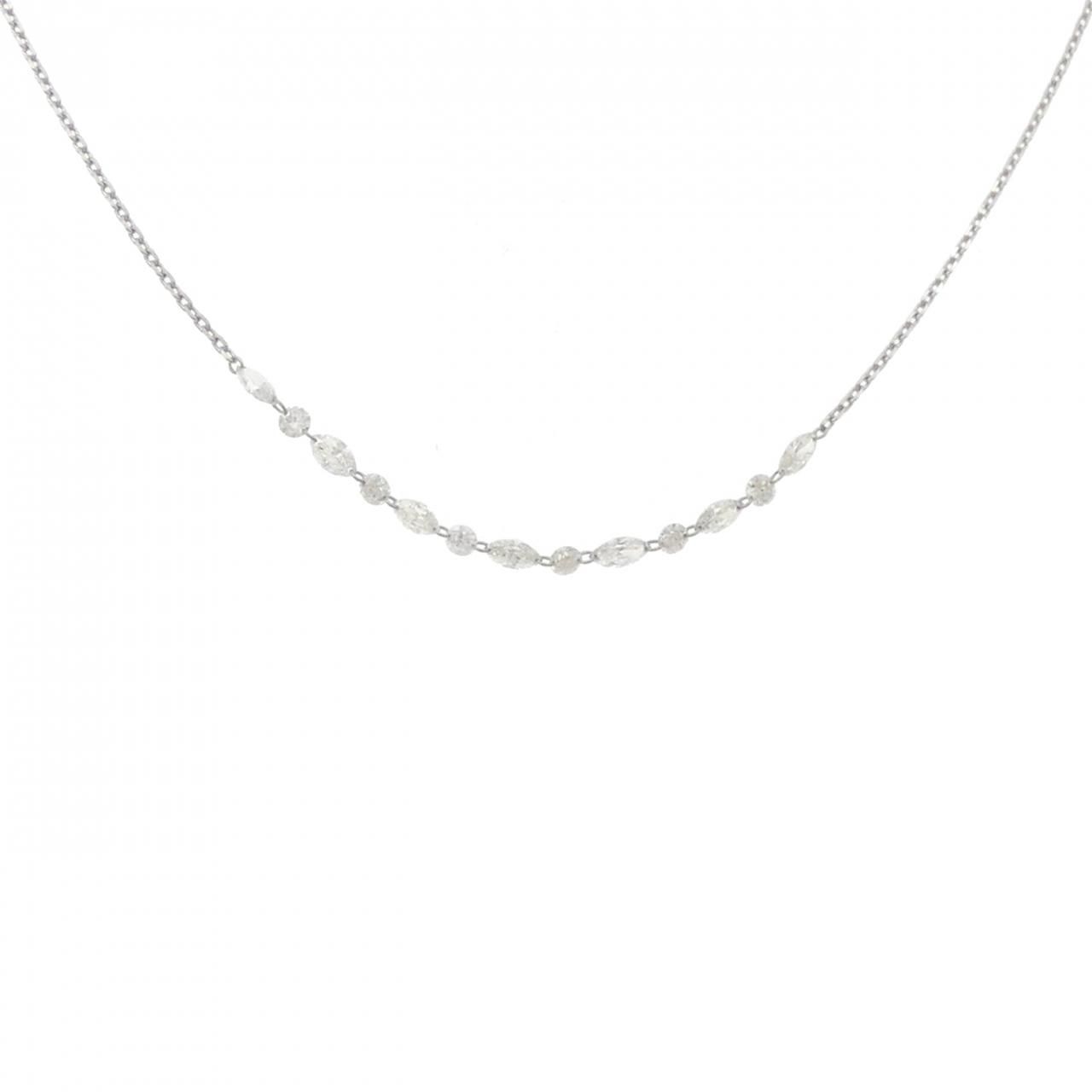 PT850 ダイヤモンド ネックレス 0.70CT - メルカリ
