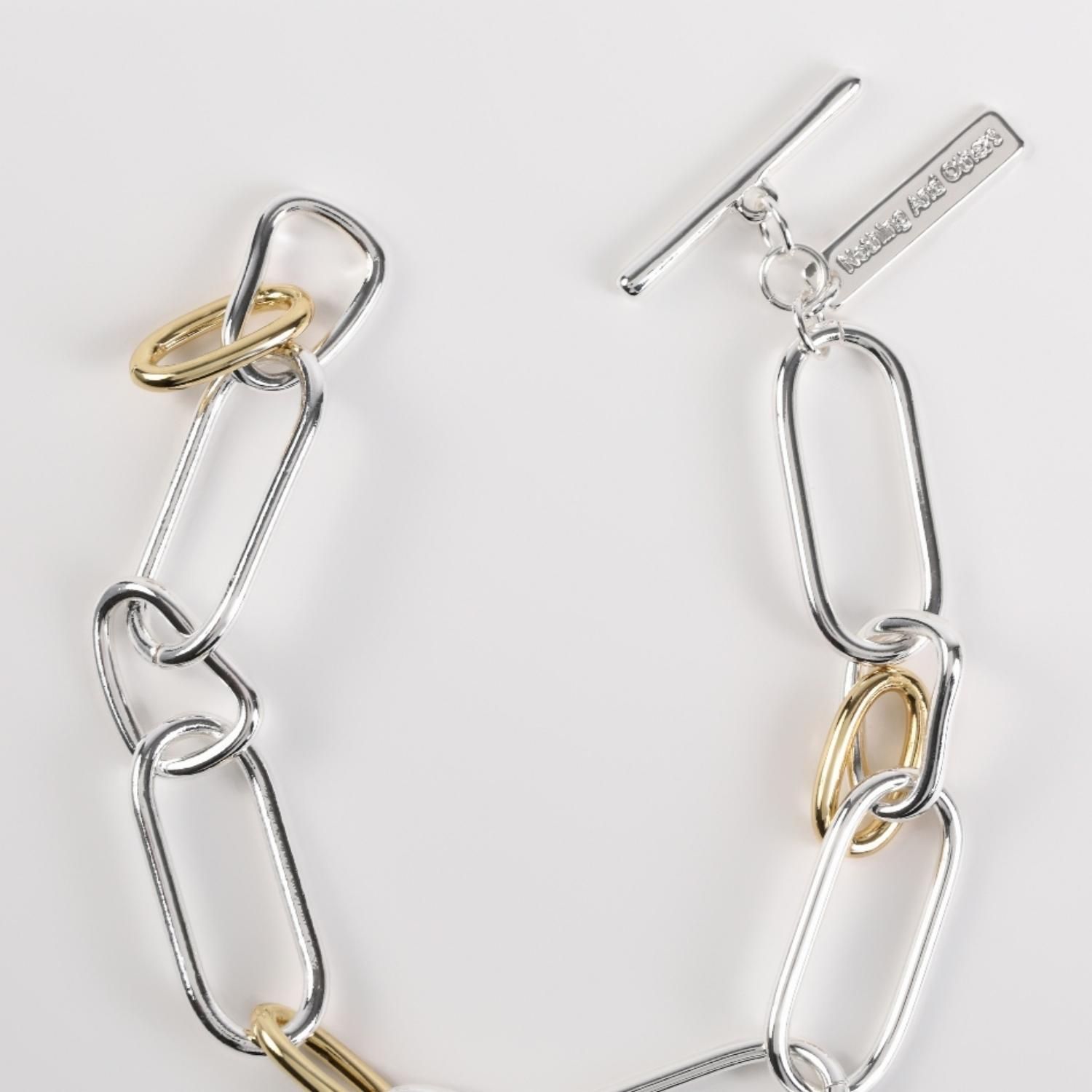 Nothing And Others】 Multi-motif mix chain Bracelet / マルチ Nothing And Others】 Multi-motif mix chain Bracelet / マルチ