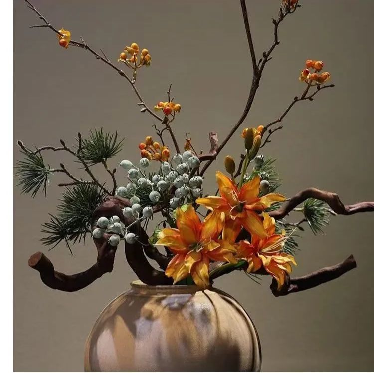 黄色の粘土手工芸品クラブの表示窓ヴィラ入口全体的な花の装飾 装飾モデルルームホテルの花の装飾中国の芸術の装飾