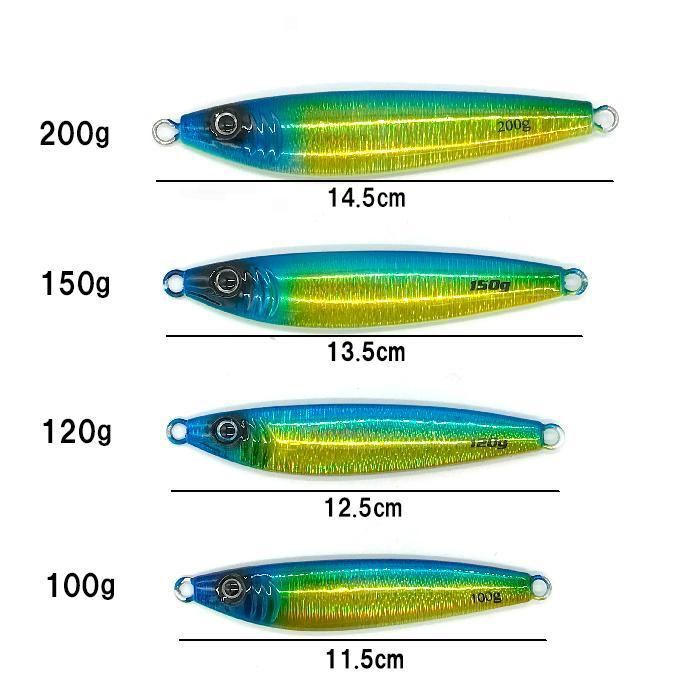 メタルジグ セット 120g ショアジギング オフショア ルアー 太刀魚