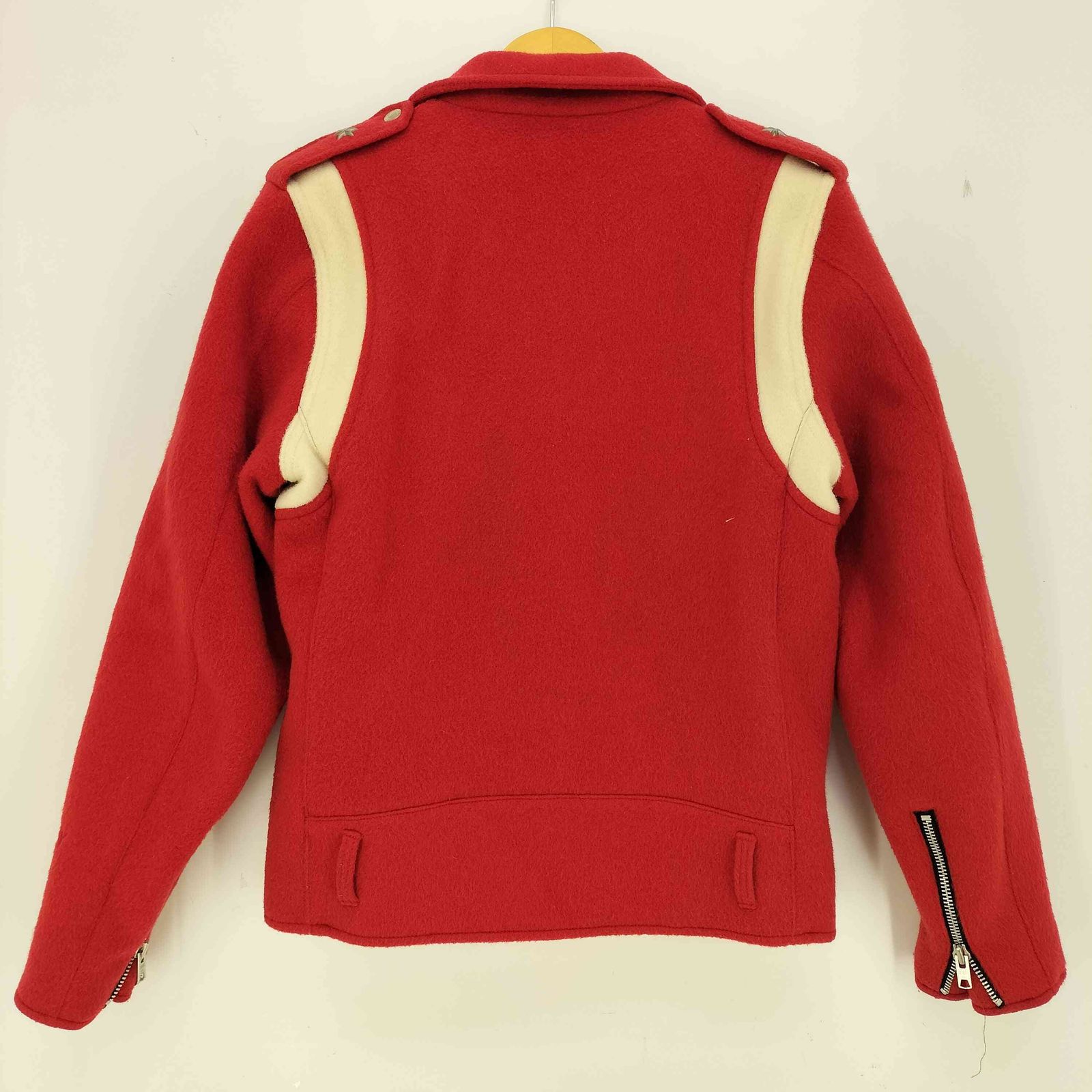 ステューシー Stussy ウールナイロン ダブルライダースジャケット