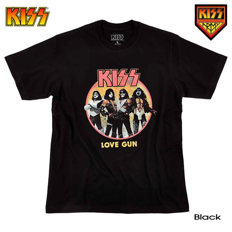 KISS kiss キッス Tシャツ 日本未発売インポート商品 LOVE GUN 