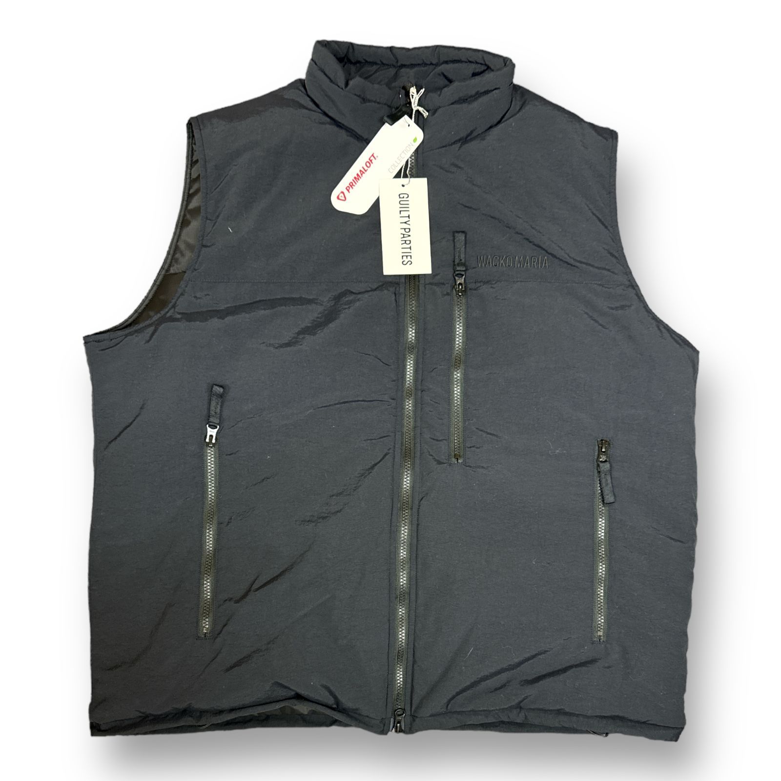 定価61600円 新品 WACKO MARIA 23AW PADDING VEST パディングベスト ジレ ワコマリア 23FW-WMO-OD05 L  63873A