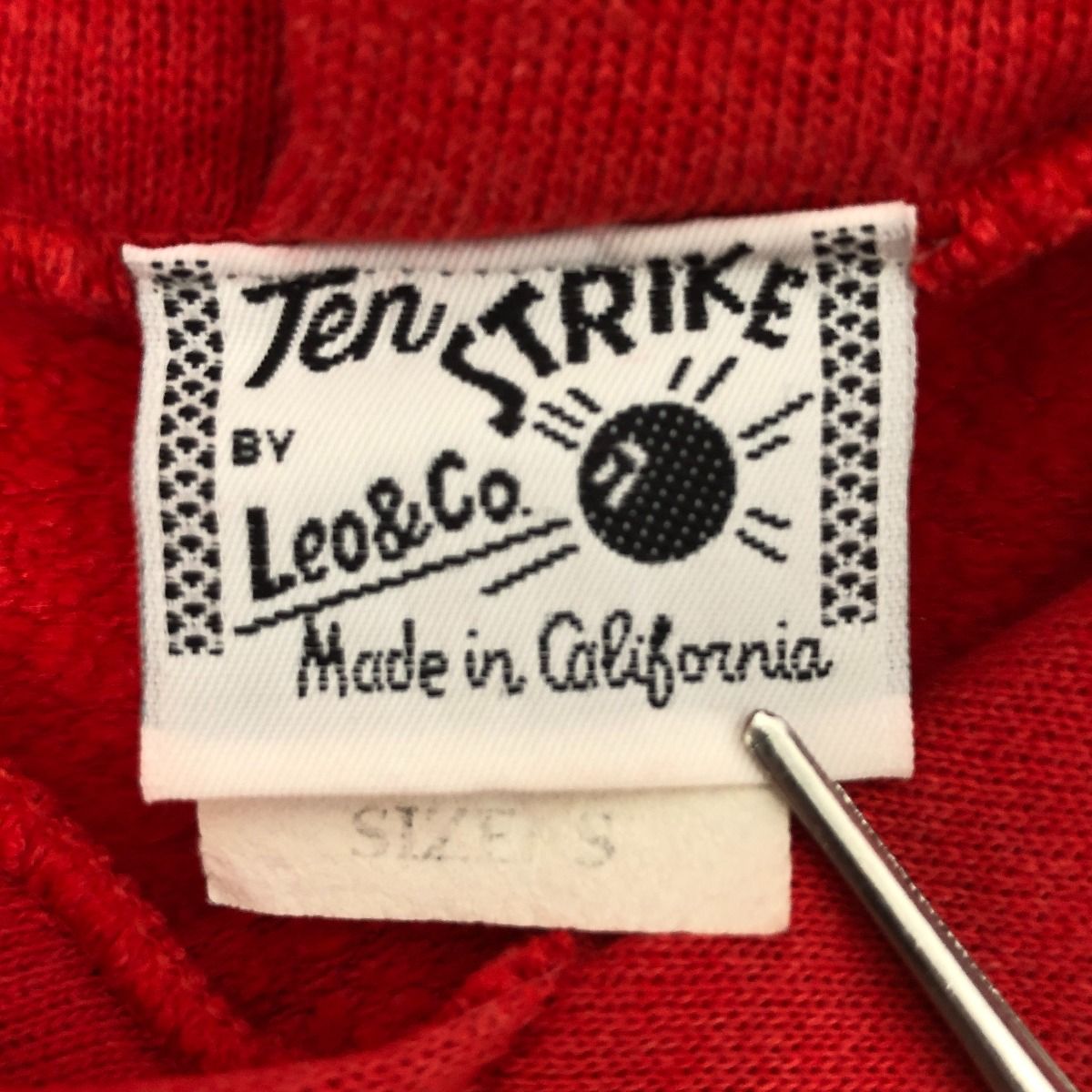 □□50s King Louie パーカー プルオーバーパーカー SIZE S 古着 レッド □□50s King Louie パーカー プルオーバーパーカー SIZE S 古着