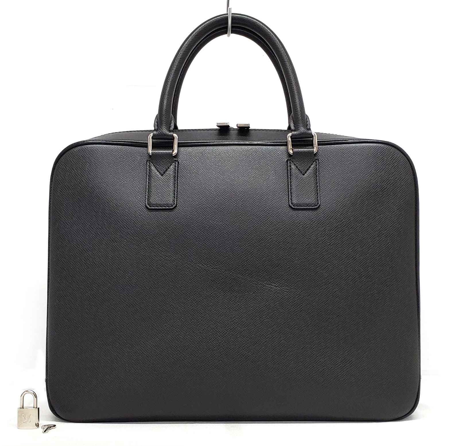 S264 ◆ Extremely Beautiful [Louis Vuitton] Taiga Neo Igor Briefcase M32784 ◆ Business Handbag Document Bag Black
