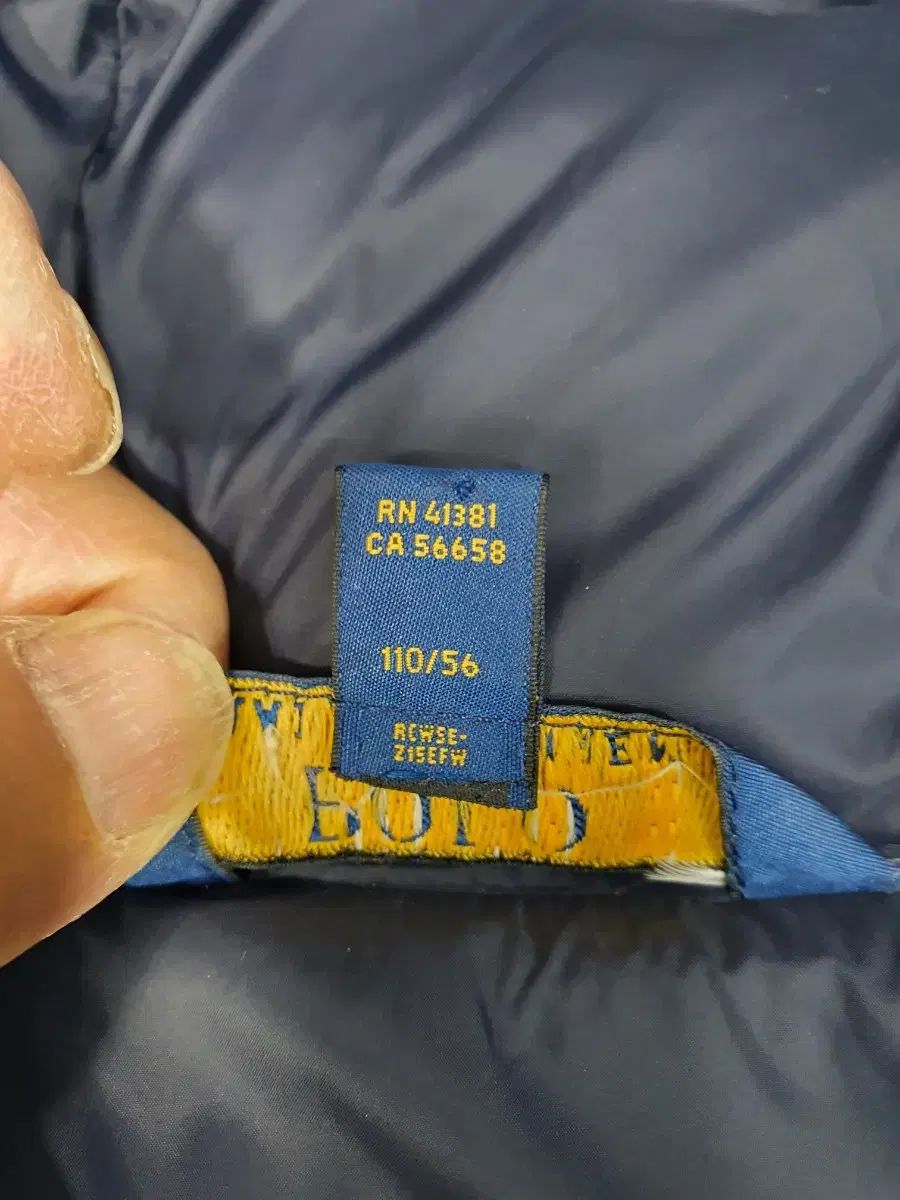 ロングダウンジャケット ネイビー