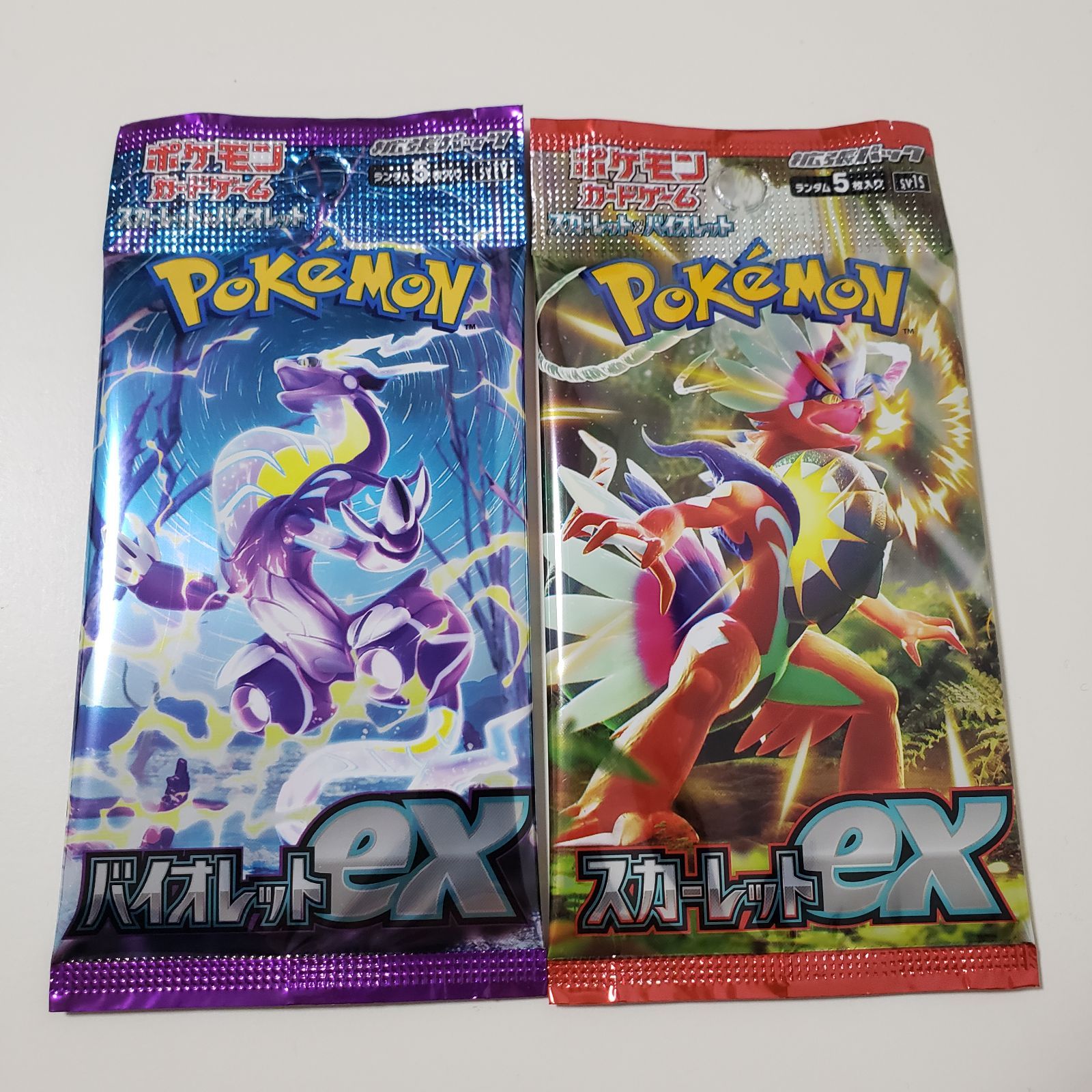 ポケモンカード スカーレットex\u0026バイオレットex AR コンプセット！