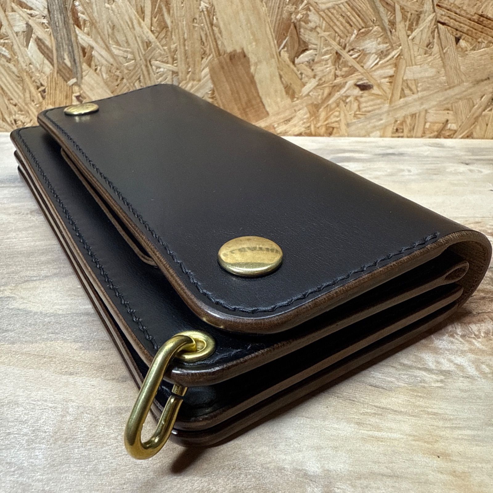 マリアム社 ホースバット 180 カスタム トラッカーウォレット 茶芯