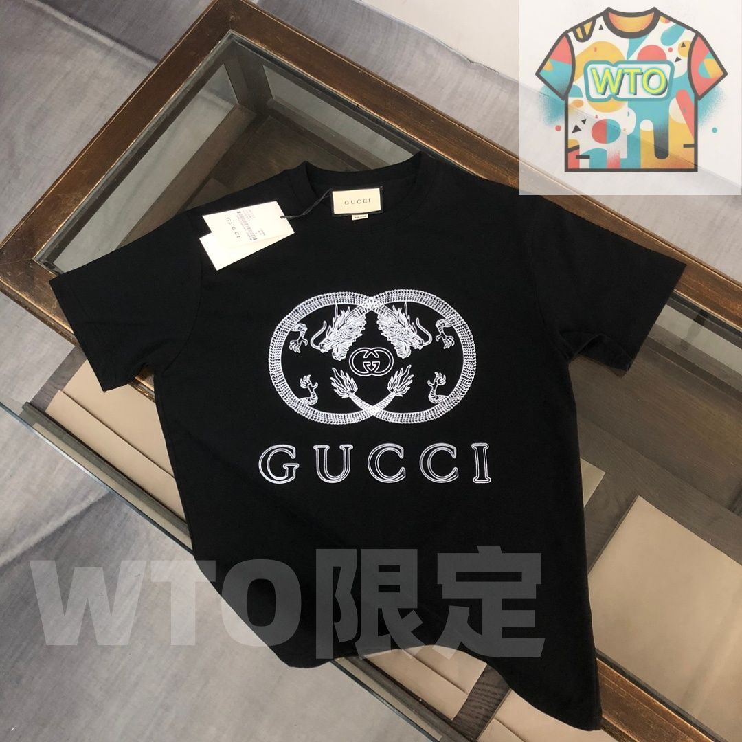 本日限定WTO】GUCCI 春夏 ロゴプリントTシャツ [本日WTO|新品未