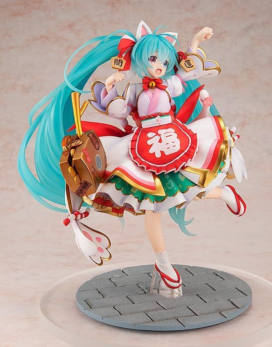 キャラクター・ボーカル・シリーズ01 初音ミク 初音ミク 招きミクver. 1/7スケール プラスチック製 塗装済み完成品フィギュア