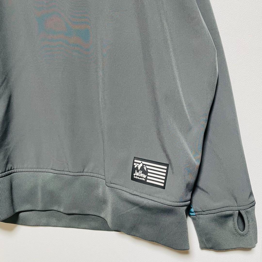 ANTHEM アンセム スウェット トレーナー スノーボード グレー ブルー L ANTHEM アンセム スウェット トレーナー スノーボード グレー